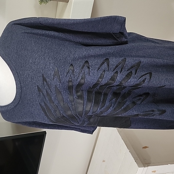 Men's Ring of Fire Indian Chief Textured Short Sleeve Tee - Picture 2 of 8